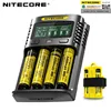 Nitecore-cargador de cuatro ranuras USB UM4, circuito inteligente, seguro Global, cargador de iones de litio AA 18650 14500 16340 26650 ► Foto 1/6