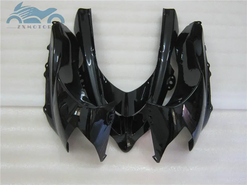 Custom your Motorcycle fairing kits for KAWASAKI Ninja ZX 10R 2004 2005 aftermarket ABS fairings body kit 04 05 ZX10R full black