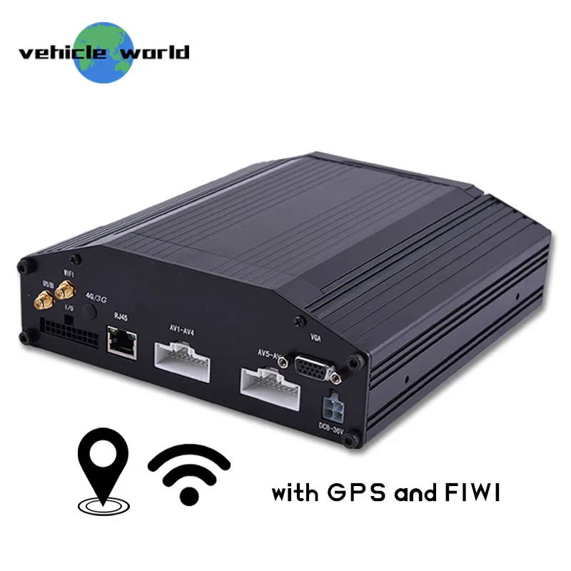 Full hd 720 p Автомобильный dvr MDVR CE FCC WiFi G-датчик GPS 4CH для безопасности автобуса |