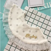 Новинка для младенцев, для маленьких мальчиков и девочек, хлопковые футболки с круглым нагрудники Лето Слюнявчики бандана, материал для отрыжки для детей забота о кормлении