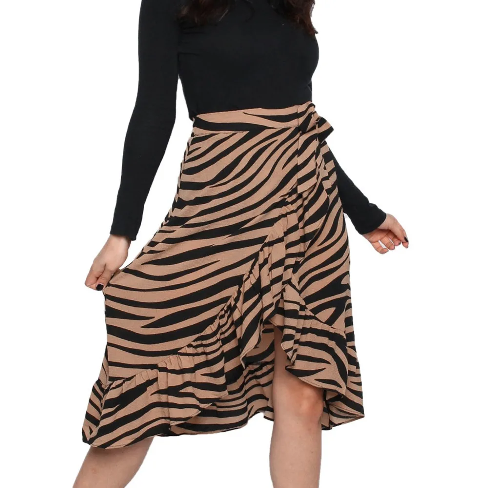 

Newest Women Chiffon Leopard Print Maxi Skirt Waist High Ladies Summer Leopard Fashion Long Skirts Plus Size jupe femme faldasM5