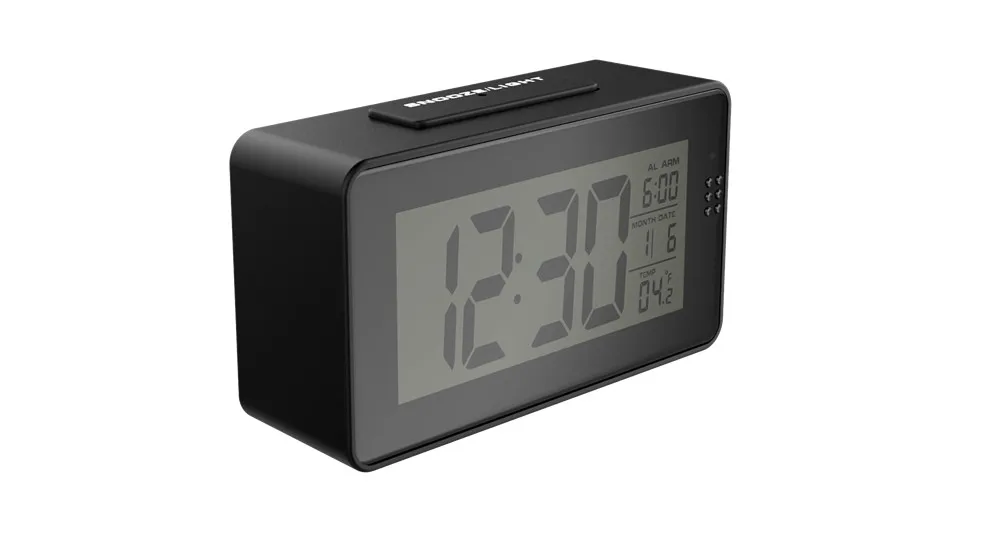 preço 1080 P mini câmera Wi fi com exibição de tempo relógio eletrônico de vigilância vídeo remoto de detecção de movimento P2P two way intercom câmera
