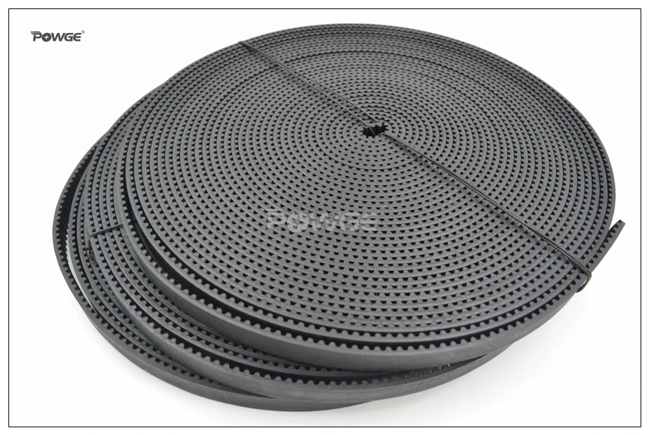 powge medidores largura da correia sincrona htd de borracha aberta terminada correia cronometrando maquina gravura cnc 05