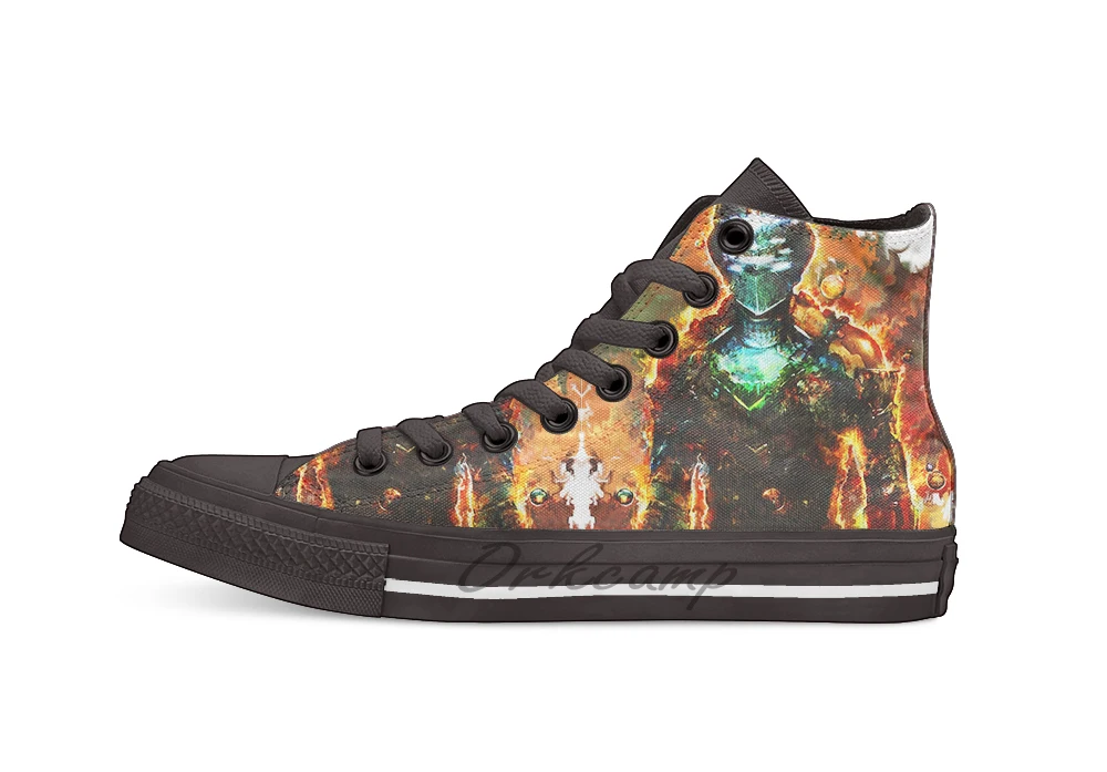 

Dead Space Unisex High Top Canvas flat Casual Custom shoes Drop Shipping