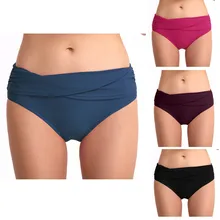 Сексуальные женские плавки бикини tanga плавательные трусы со средней посадкой трусики бикини купальный костюм бразильские плавки Maillot De Bain