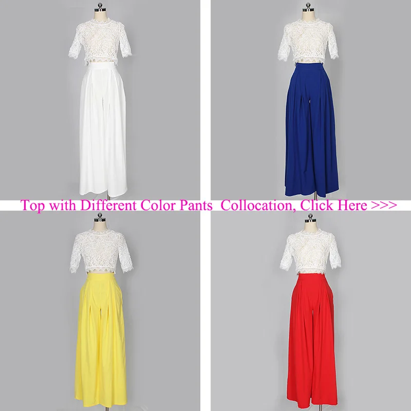 Kostlich Wide Leg Pants Women Pockets High Waist Casual Trousers Women Long Pants Autumn Winter Loose Pantalon Femmes 4 Colors (36)