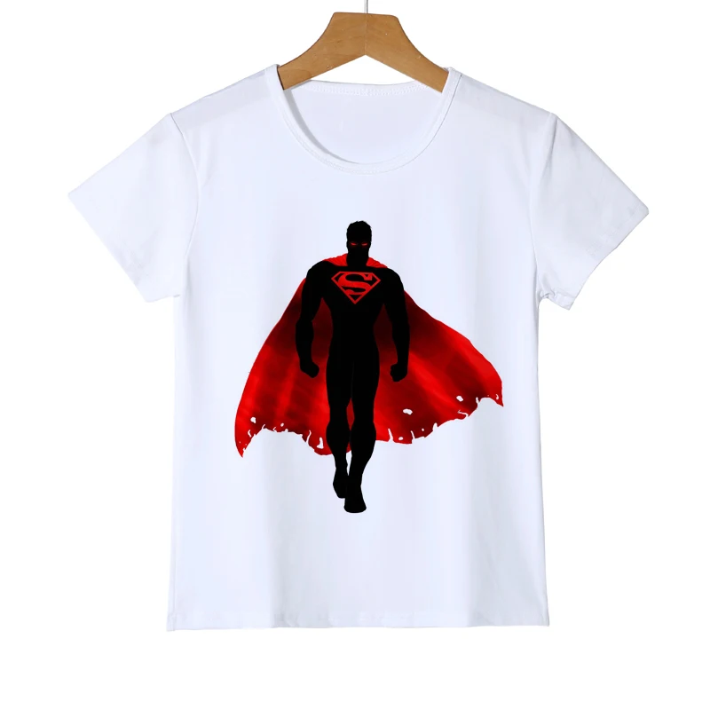 Супермен фильм Marvel мужские футболки игровой тематики футболка с логотипом супергероя комикса лого супер героя подростка девочки мальчик летняя одежда футболка Z35-2 - Цвет: 10