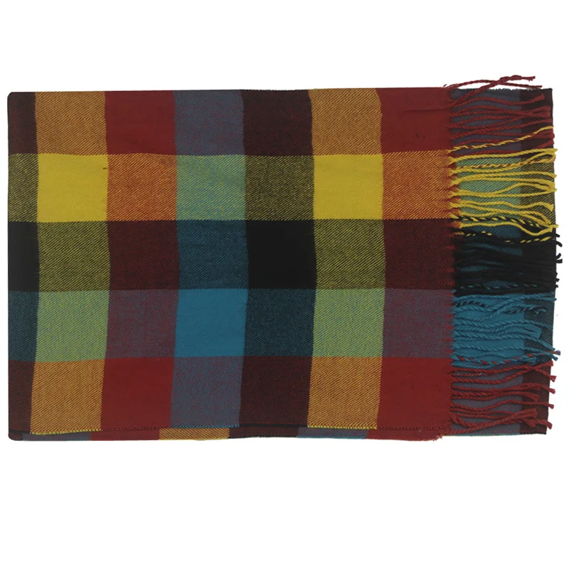 

2018 fashion tassel plaid men scarf in winter classical soft scarf luxury scarf cashmere scarves carreaux