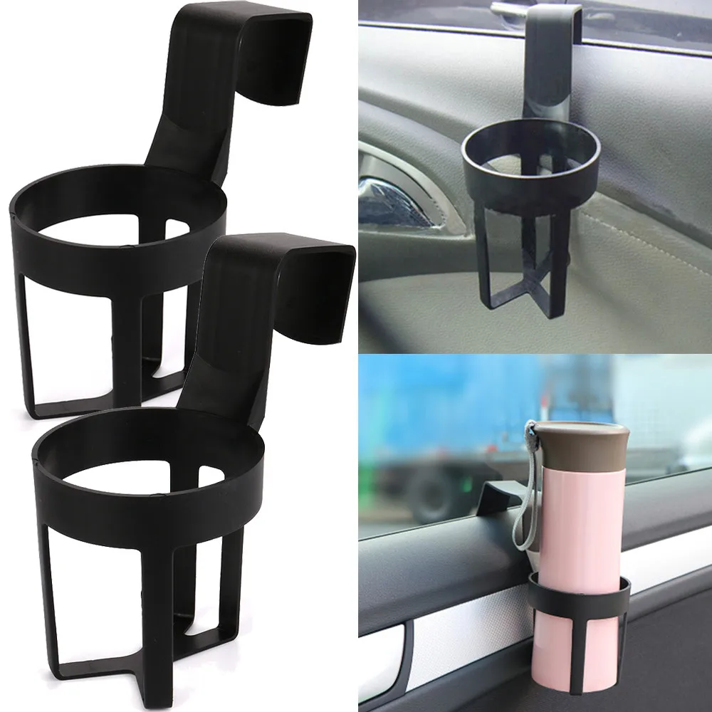 2 Pcs Universal In Car Drinks Cup Bottle Can Holder Door Mount Cup Holder Stand Sep12in Drinks