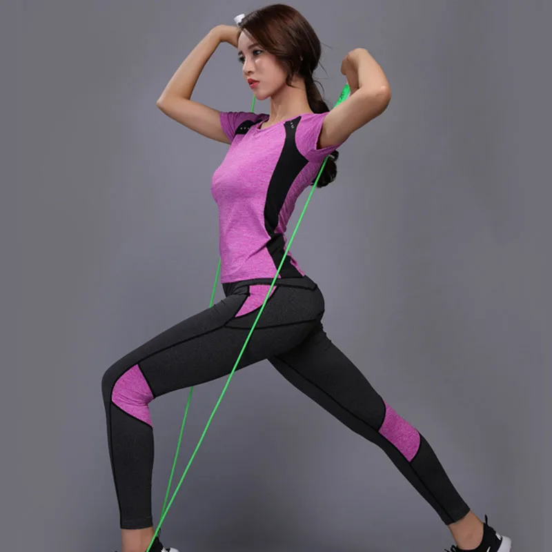 Women Yoga Set Gym Fitness Clothes  (32)