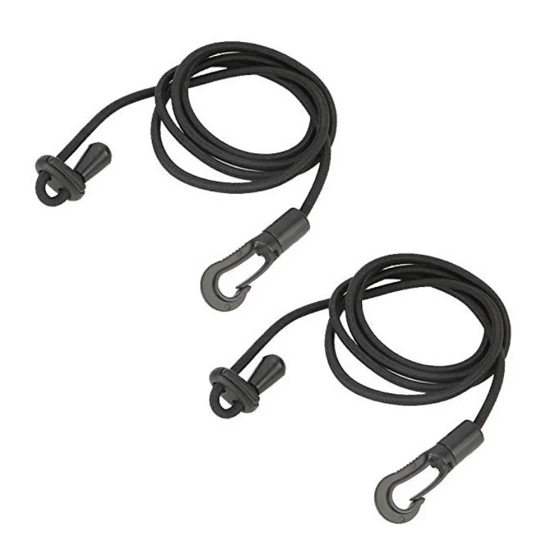 

1.2m Dedicated Adjustable Rubber Kayak Bungee Paddle Leash Fishing Rod Leash Accessory Safety Rope Leash Kayaking Safety Cord