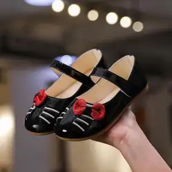 Весна принцесса сандалии для девочек Детская разнопарная обувь бабочкой детские пляжные сандалии модные обувь кожа детские танцевальные