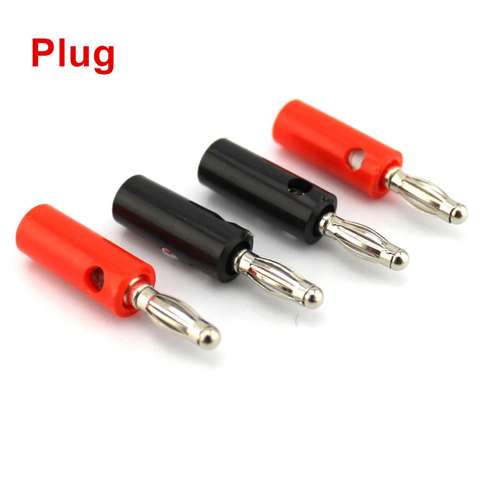 

10pcs Audio Speaker Screw Banana Plugs Connectors 4mm, socket, FREE SHIPPING