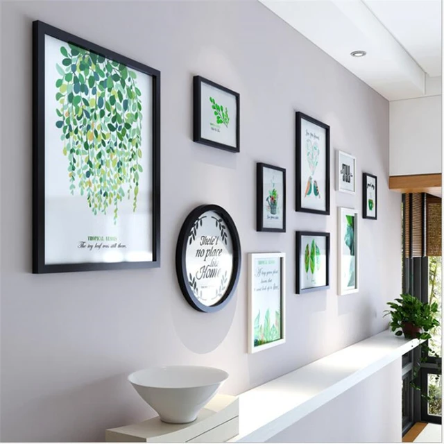 10pcs Home/Office Wall Decoration Wooden Picture Frame Set Photo Frame