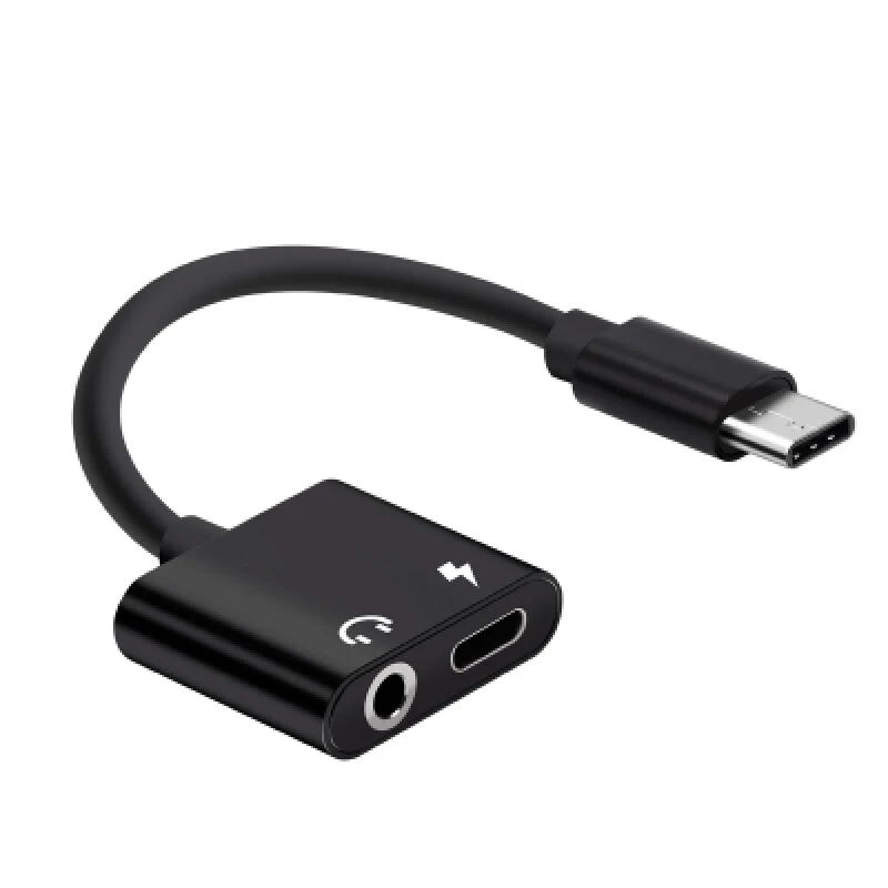 

Type-c adapter 3.5mm headphone converter is suitable for millet 9/8/6/ one plus glory Huawei headphone charging 2-in-1 adapter c