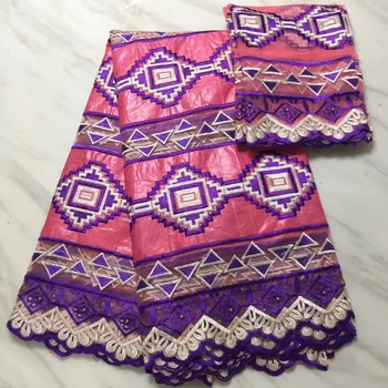 

High Quality Nigerian Lace Fabrics With Beads African French Net Lace Fabric Embroidered Silver Grey Tulle Mesh Lace Fabric