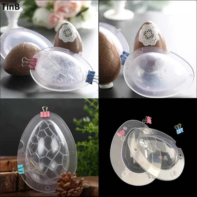 

Cute Easter Egg 3d Cake Mold Fondant Cake Decorating Tools DIY Plastic Chocolate Mold Cookie Candy Molds Cake Baking Pastry Tool