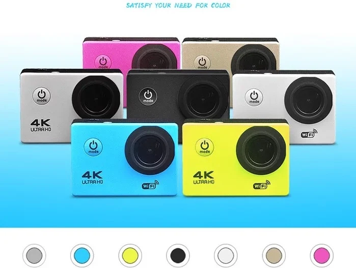E500 2 дюймовый экран Ultra HD 4K WiFI Водонепроницаемая цифровая видеокамера для