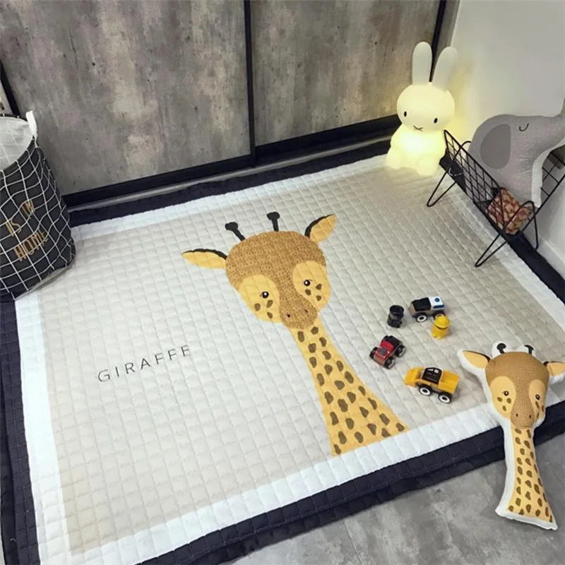 

Climbing Children Play Mat Cartoon Floor Living Room Blanket thickened anti-skid Rug Multi-function Creeping mat 145X195cm #625