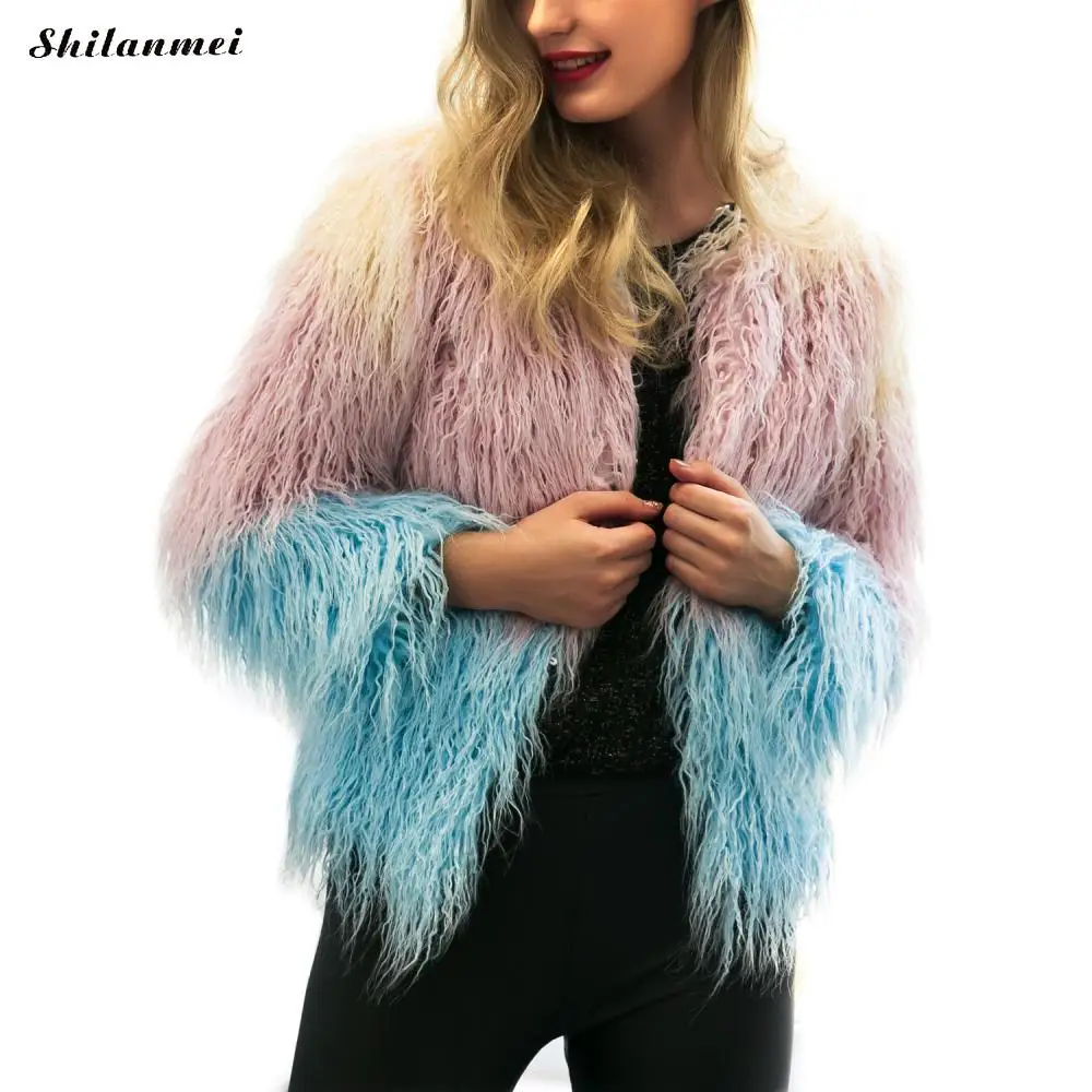 hit color patchwork strip fashion short winter wadded