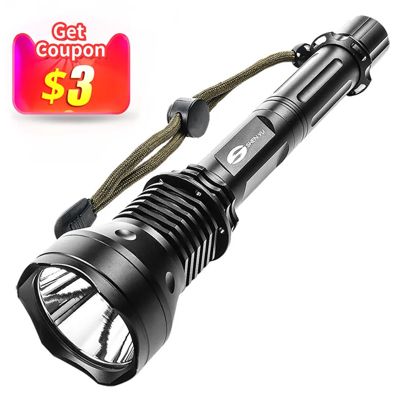 SHENYU Ultra Bright LED Flashlight Detachable Rechargeable Length Adjustable Flashlight for Camping, Hunting, Fishing & Hiking SHENYU Ultra Bright LED Flashlight Detachable Rechargeable Length Adjustable Flashlight for Camping, Hunting, Fishing & Hiking