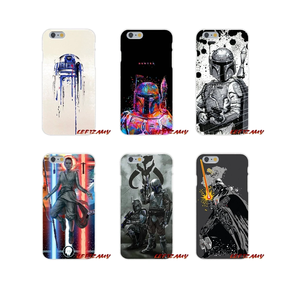 Для iPhone X XR XS MAX 4 4S 5 5S 5C SE 6 S 7 8 плюс йода Звездные войны и bb8 милый из валяной кожи