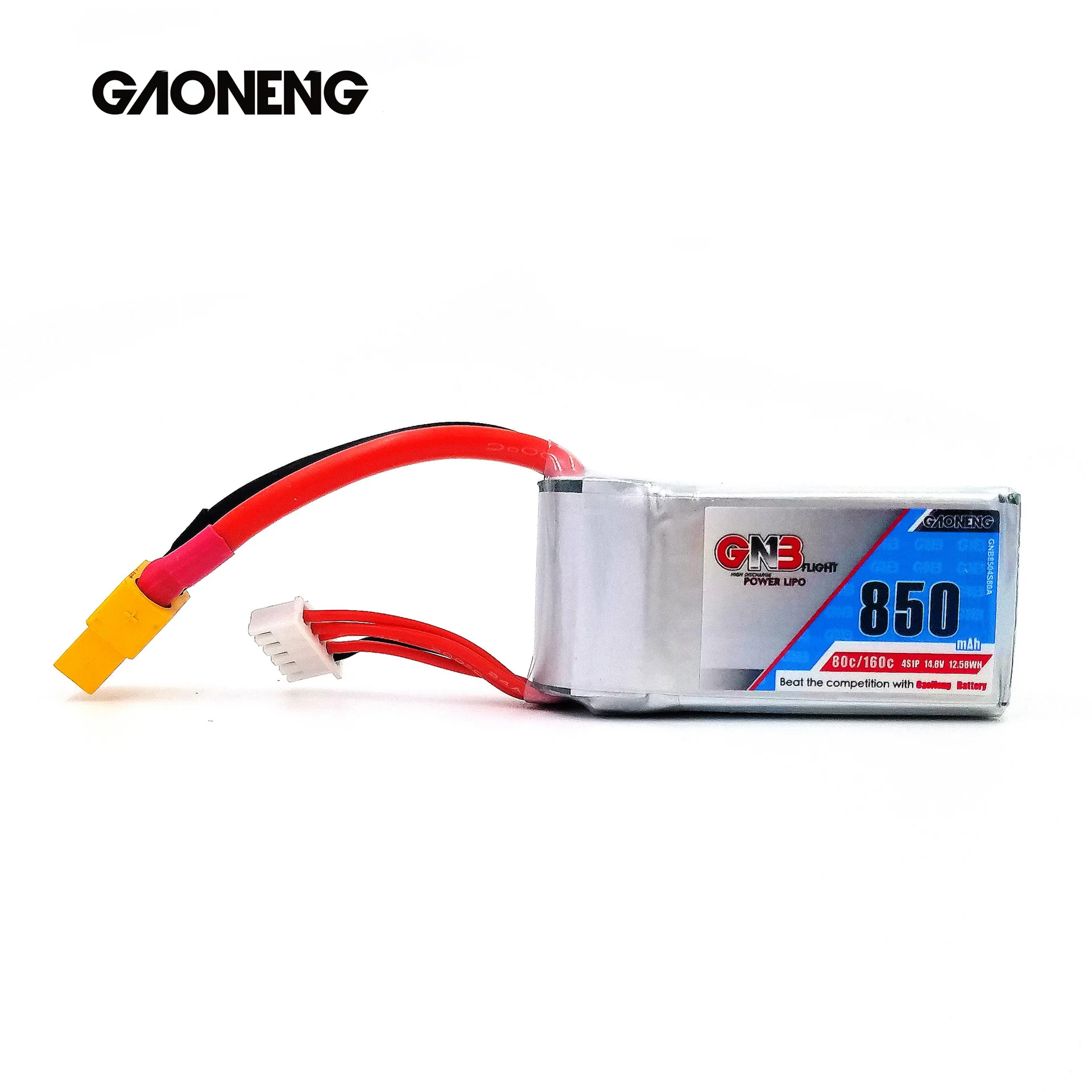 2 шт Gaoneng GNB 14,8 V 850mAh 4S 80C/160C Lipo батарея XT60 XT30 для микро бесщеточный FPV Racing BetaFPV Дрон Квадрокоптер