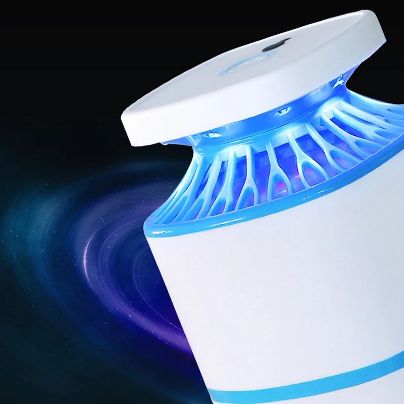 Mosquito Killer Usb Электрический комаров Killer лампа Фотокатализ Mute домашняя светодиодная ловушка для насекомых Zapper ловушка без излучения