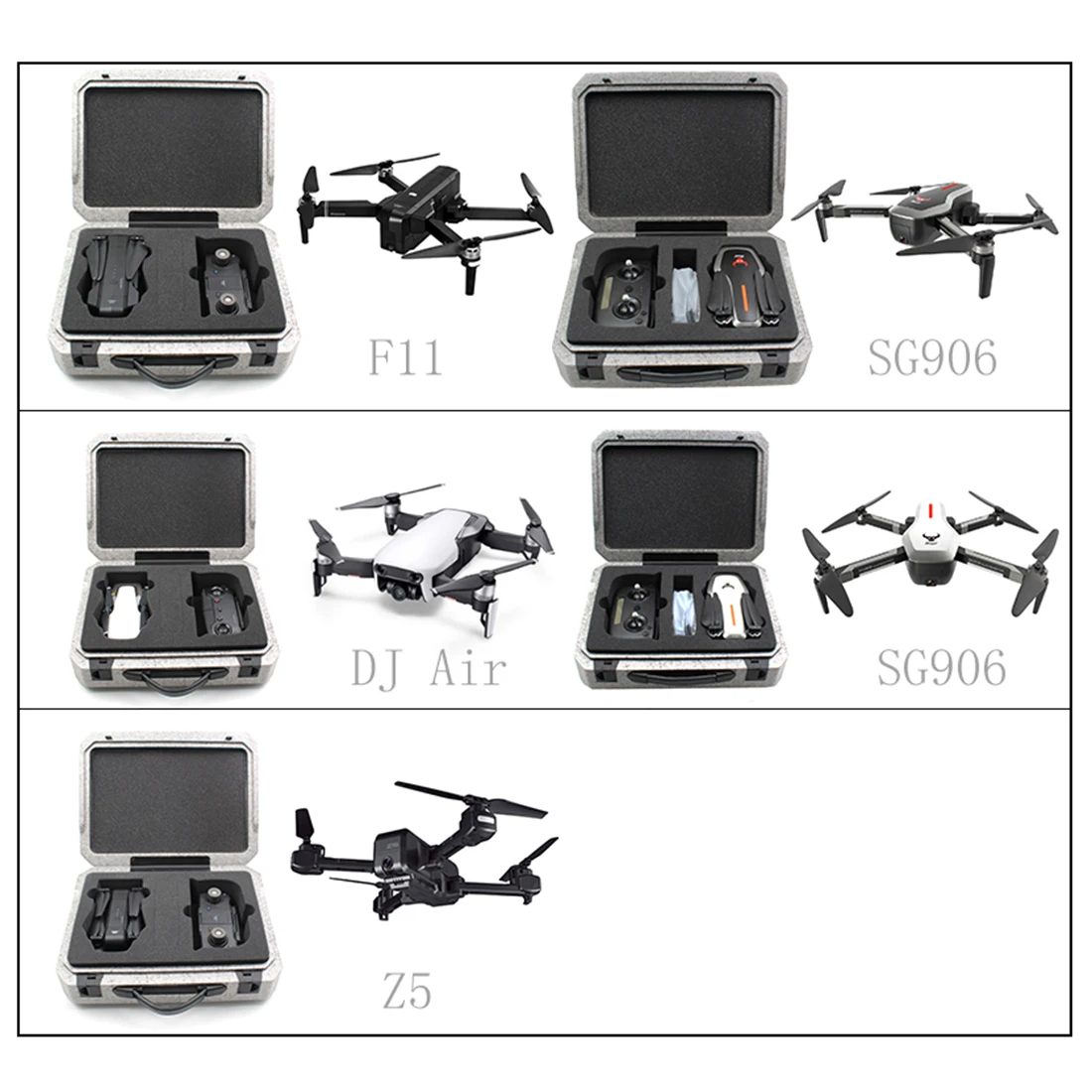 HOBBYINRC Квадрокоптер чехол для переноски защитный ящик для хранения SG906/F11/Z5/DJI Mavic Air складная сумка для дрона