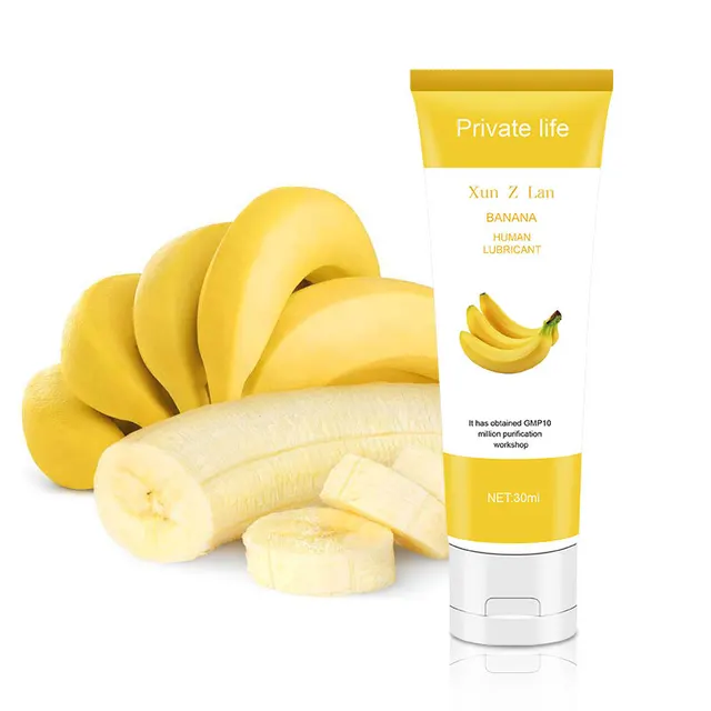 Human Lubricant Fruits Fun Flavor Lube Banana Grape Cherry Peach Lemon Strawberry for Oral Vaginal and