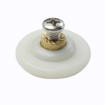 

free shipping 28mm nylon shower room pulley glass sliding door roller hanging round wheel household hardware part furniture