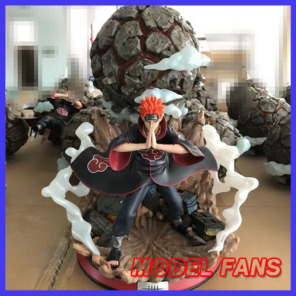 MODEL FANS IN STOCK NARUTO 37cm height Akatsuki Pain Chibaku Tensei gk resin statue contain led