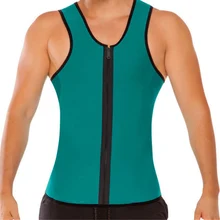 Горячая Мужская Спортивная жилетка на молнии формирователь тела Новогодние декоративные шарики жилет мужские топы Спортивные 19ING