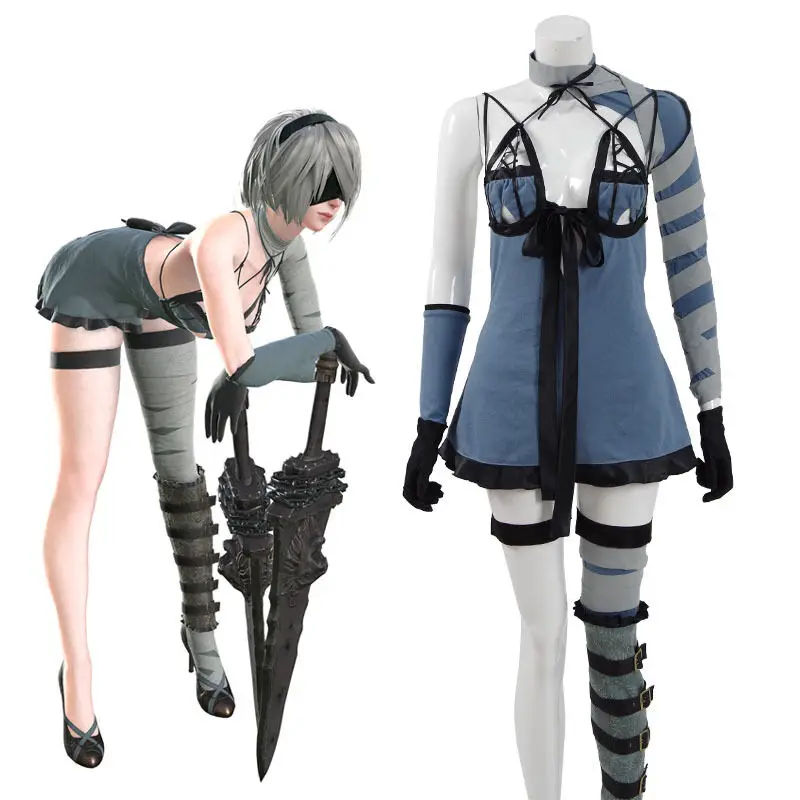 95.28US $ |Anime NieR Automata Yorha 2B Cosplay Costume DLC combat clothing Halloween...