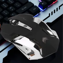 2017 Fashional KFL006 Wired Wheel Gaming Mouse for PC Desktop Laptop Anti-interference Mouse Drop Shipping