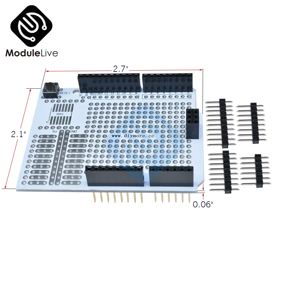 Макет печатной платы для сборки хлеба макетная плата Arduino UNO R3 1 шт.|Детали и