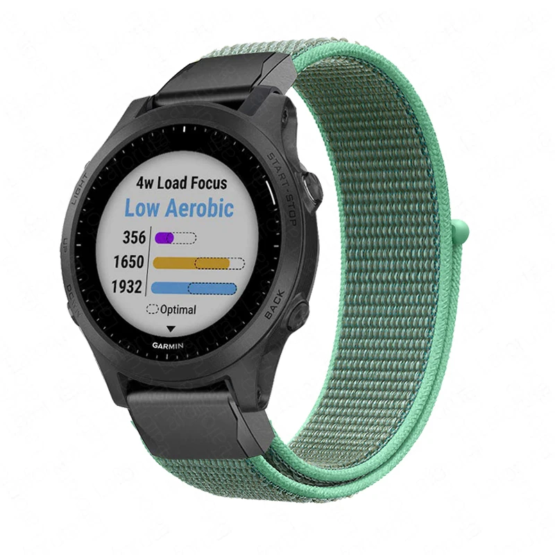 Laforuta нейлоновый ремешок 26 мм 22 для Garmin Fenix 5X 5 Forerunner 945 935 3 быстросъемный браслет