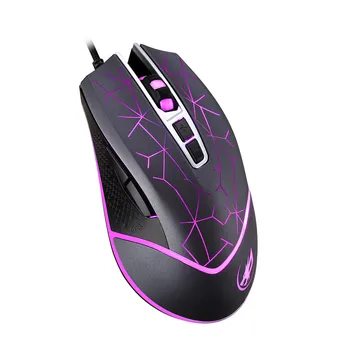 

Cool Gaming Mouse 7 Color LED 3200 DPI 7 Button Wired Macro Definition Programming Gaming Mouse Mice