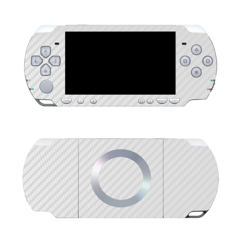 

White Carbon Fiber Vinyl Skin Sticker Protector for Sony PSP 2000 skins Stickers for PSP2000