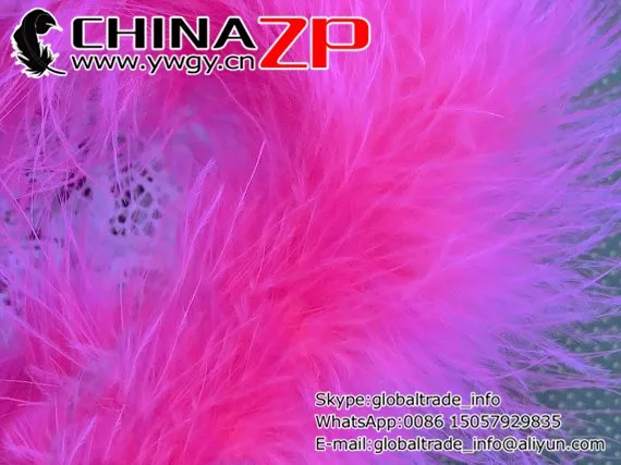 Pink Marabou Boa, 2 YARDS - HOT PINK Marabou Feather Boa 25g 2