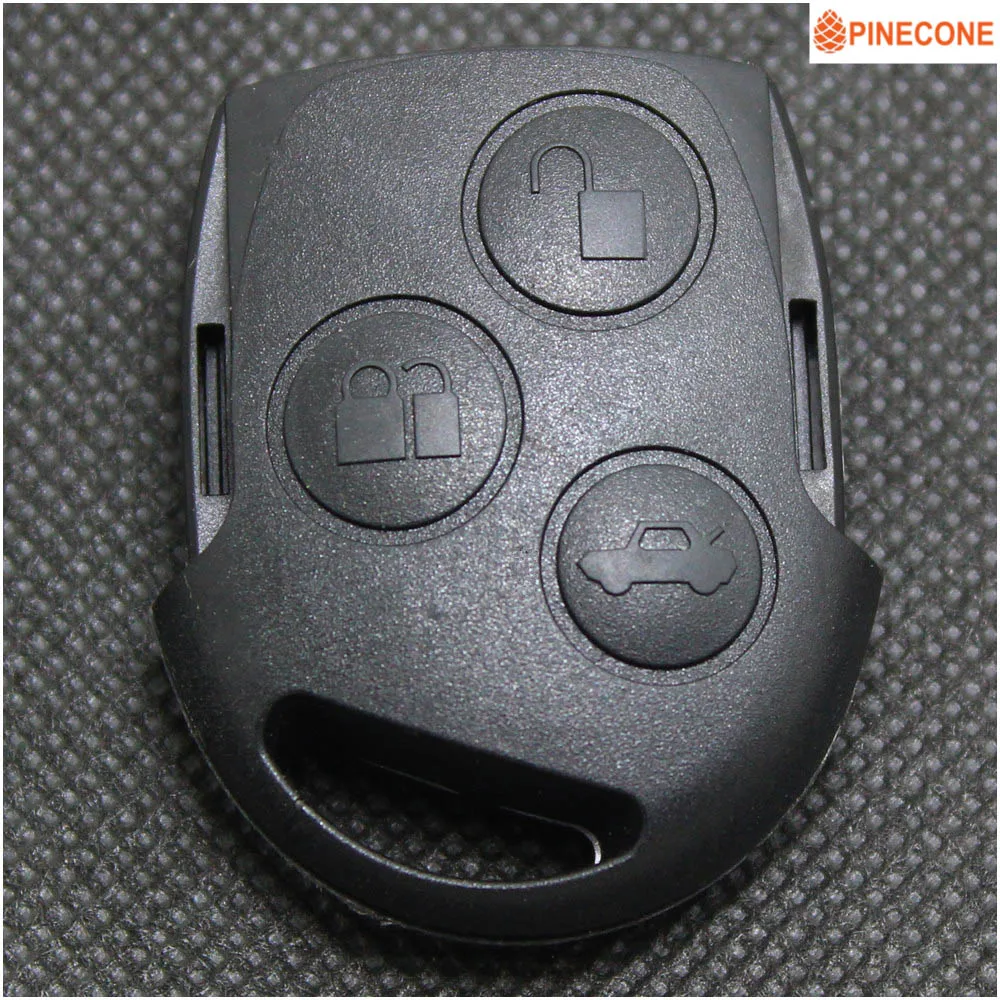 PINECONE для FORD FOCUS FIESTA FUSION C MAX MONDEO GALAXY S Key 3 кнопки замены корпуса ключа с проводящей