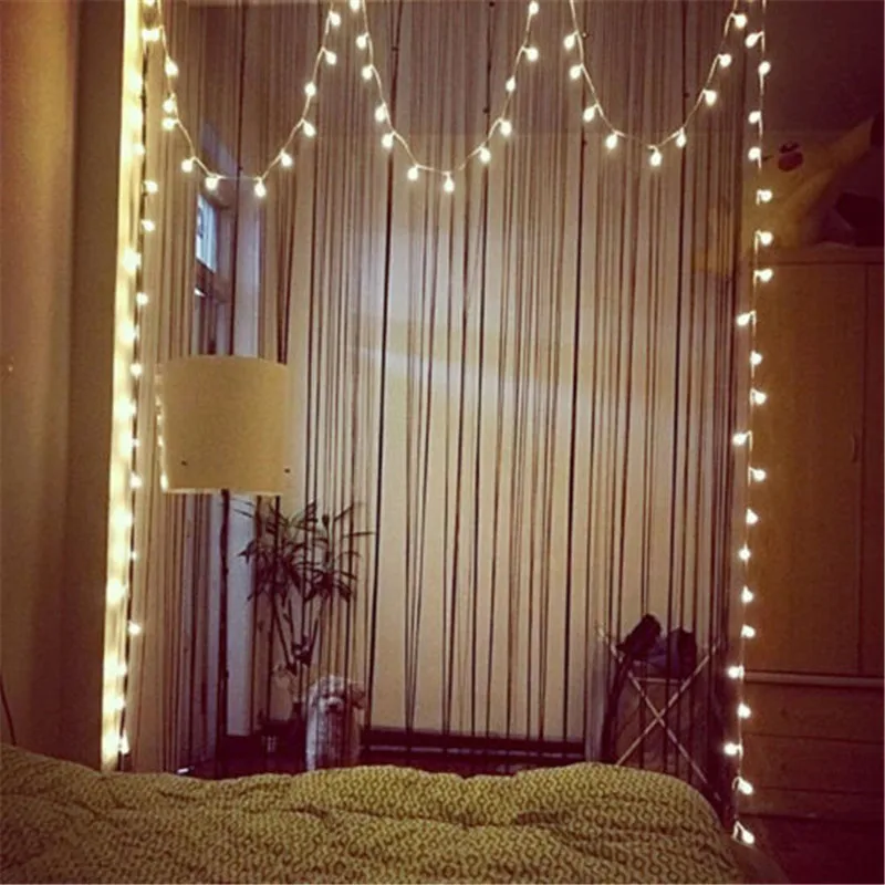 Globe Ball Battery Led string light 1M/2M/3M/4M/5M/10M/20M Christmas holiday Wedding party garland decoration fairy light lamp Globe Ball Battery Led string light 1M/2M/3M/4M/5M/10M/20M Christmas holiday Wedding party garland decoration fairy light lamp