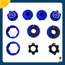 Горячий гоночный Traxxas X Maxx 24 мм алюминиевое шестигранное колесо со ступицей адаптер Набор XMX10X06