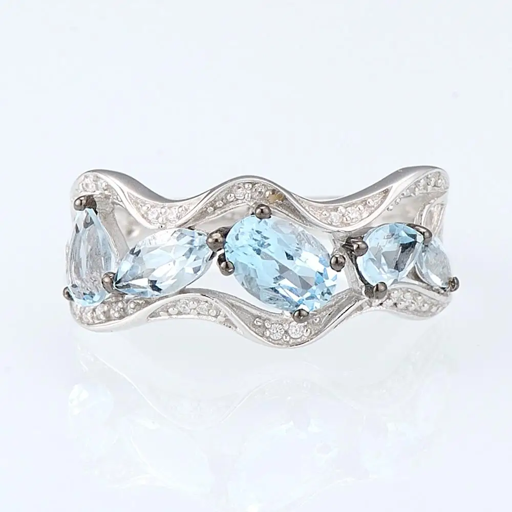 R304551SBKZSK925-SV2-Silver Ring