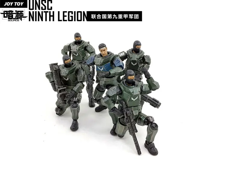 JOYTOY 1/25 носорог Скаут автомобиль UNSC девятый Тяжелая команда набор для фанатов подарок на праздник