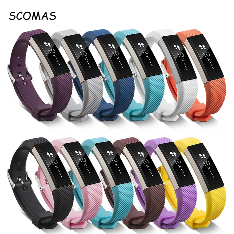 SCOMAS Soft Silicone strap for Fitbit Alta for Fitbit Alta HR Replacement Band Watch Sports smart Wrist band clasp buckle Strap SCOMAS Soft Silicone strap for Fitbit Alta for Fitbit Alta HR Replacement Band Watch Sports smart Wrist band clasp buckle Strap