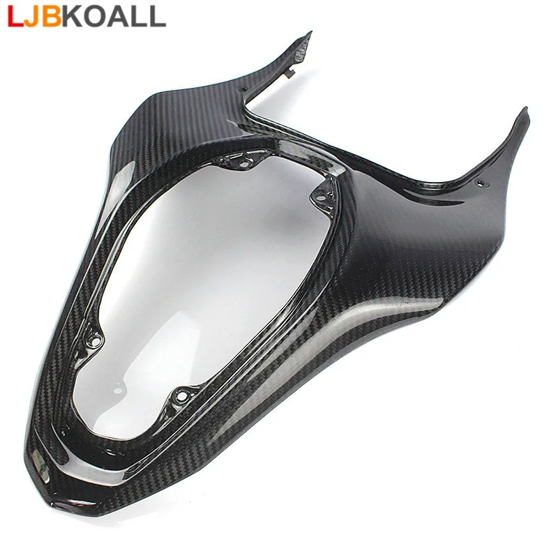 

LJBKOALL For Kawasaki Z900 2017 2018 Upper Tail Rear Seat Fairing Panel Ducktail Carbon Fiber Rear Tail Cover Motorcycle Parts