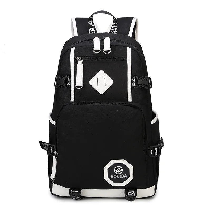 

2019 Men Male Black Backpack College Student School Backpack Bags For Teenagers Mochila Casual Rucksack Travel Daypack
