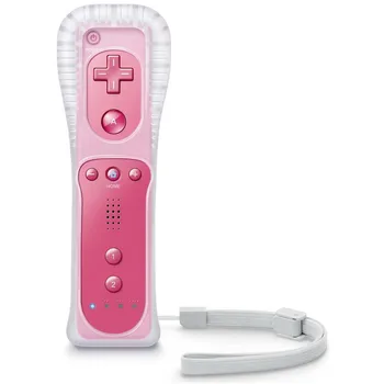 

Pink 2 in 1 Remote Controller Built in Motion Plus for Nintendo Wii Console Game