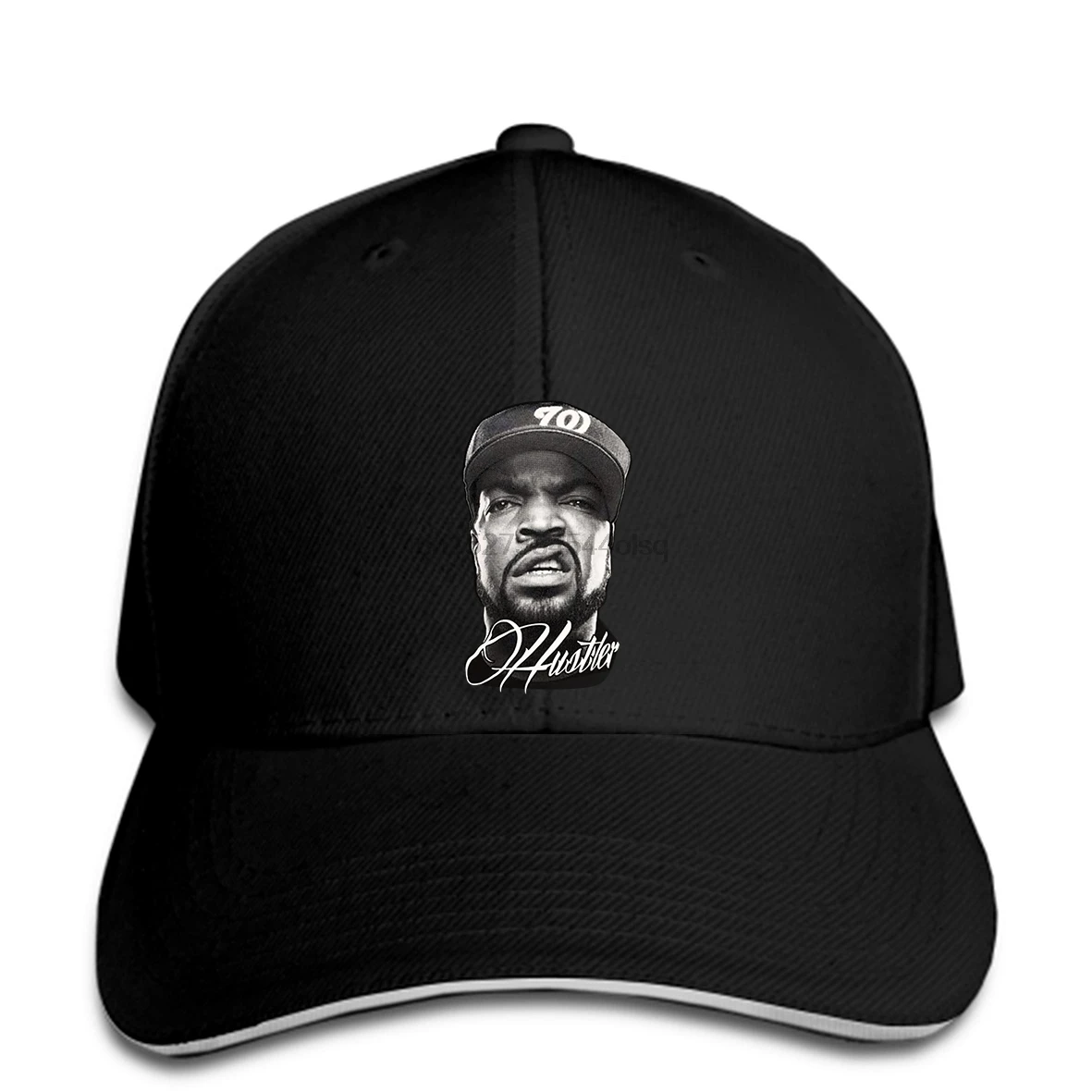 

Ice Cube NWA Hustler BlackBaseball Cap Compton Hip Hop Old School Printed Round Men Baseball Cap Cheap Price